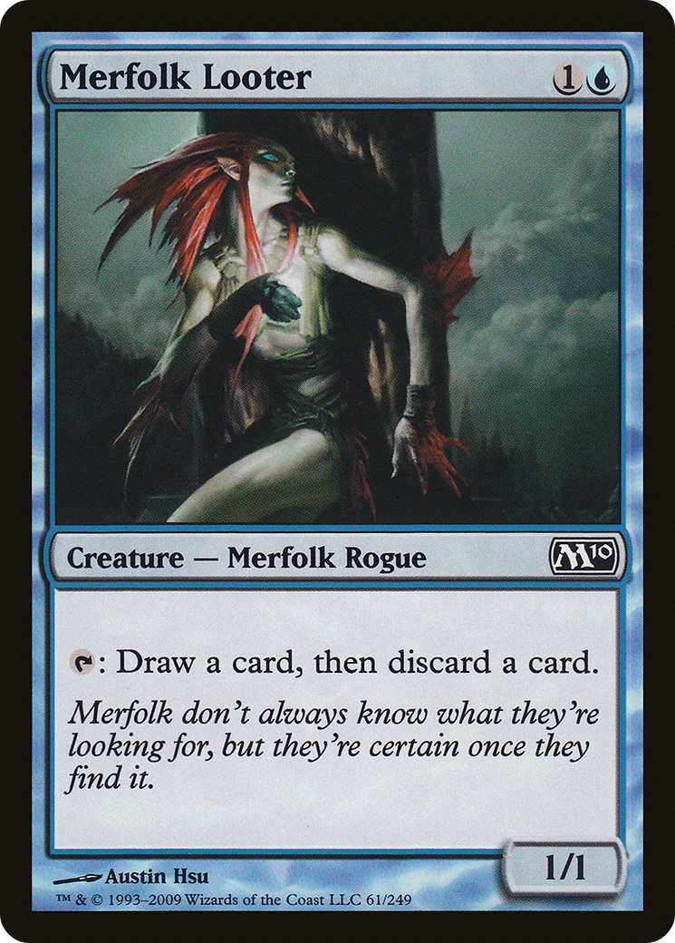 Merfolk Looter (M10-061) - Magic 2010