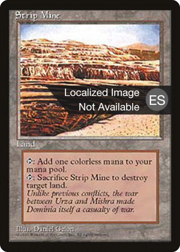 Strip Mine (4BB-189) - Fourth Edition Foreign Black Border