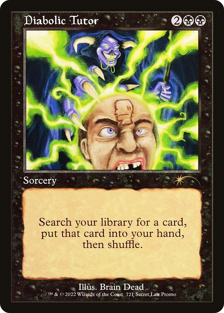Diabolic Tutor (721) (SLD-721) - Secret Lair Drop