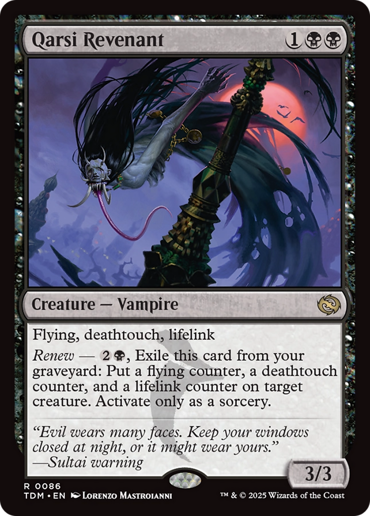 Qarsi Revenant (TDM-086) - Tarkir : Dragonstorm Foil