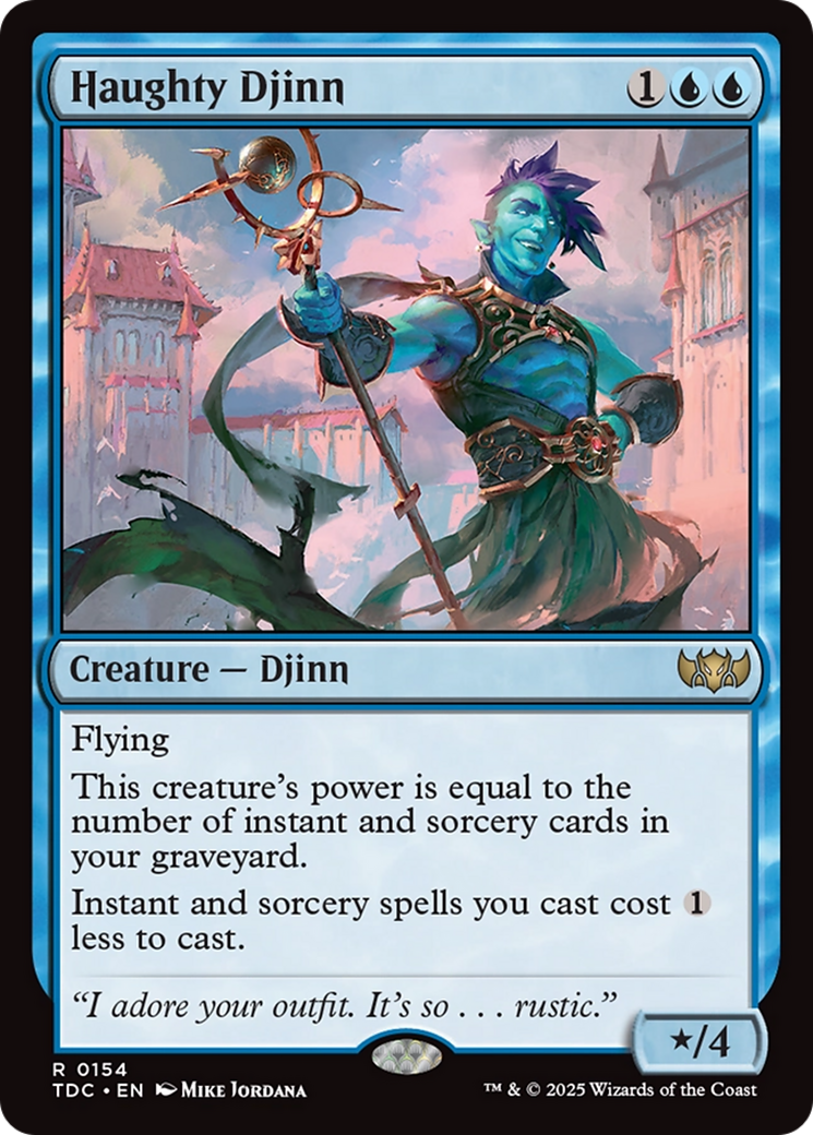 Djinn hautain (TDC-154) - Commandant : Tarkir : Dragonstorm 