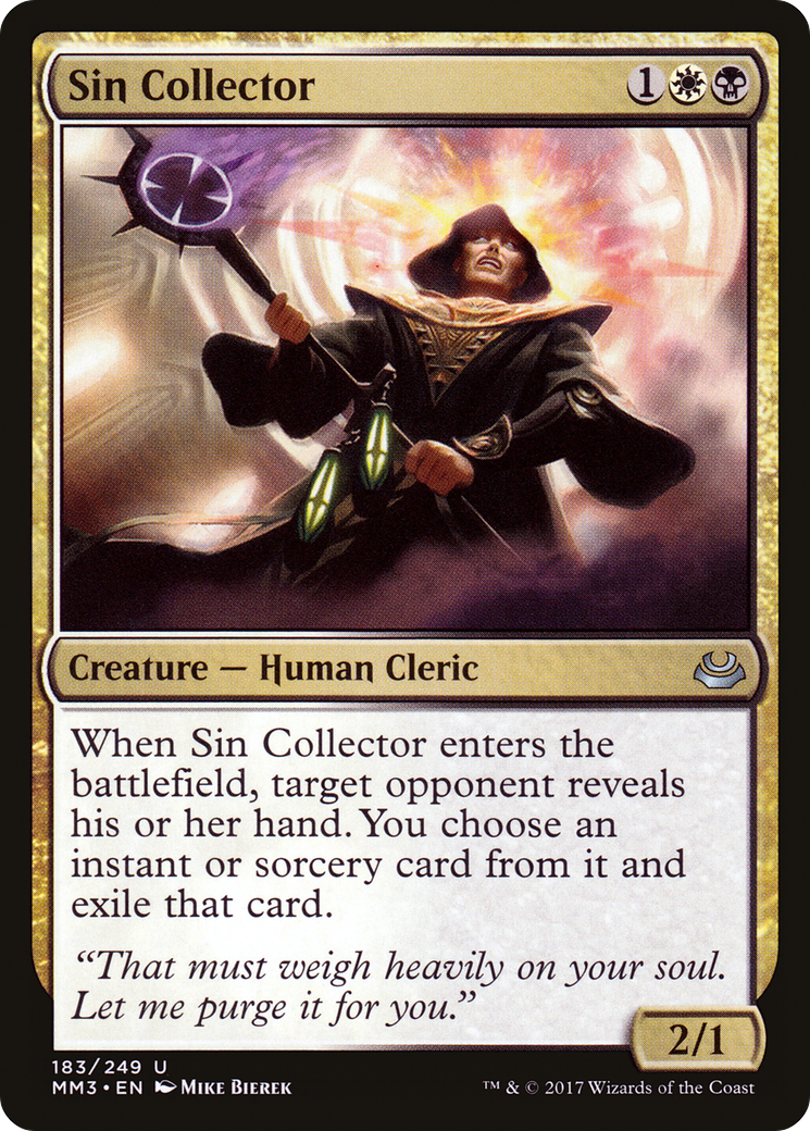 Sin Collector (MM3-183) - Modern Masters 2017 