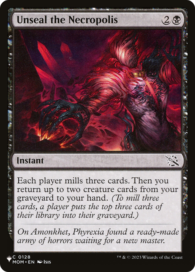Unseal the Necropolis (LIST-MOM-128) - The List