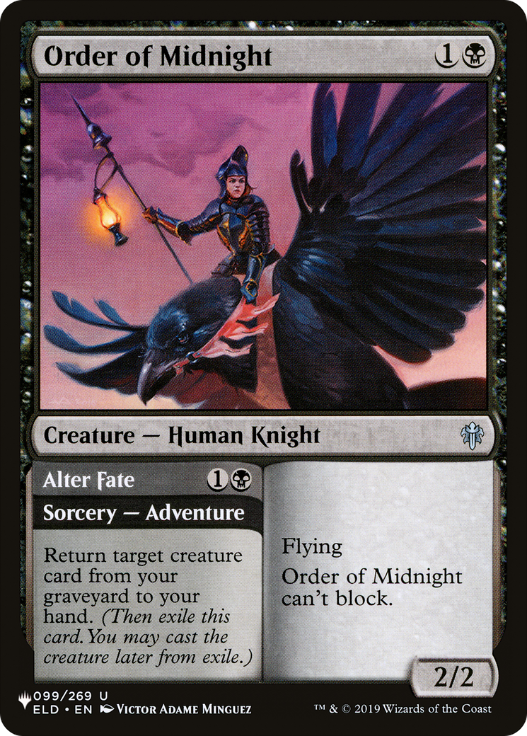 Order of Midnight // Alter Fate (LIST-ELD-99) - The List