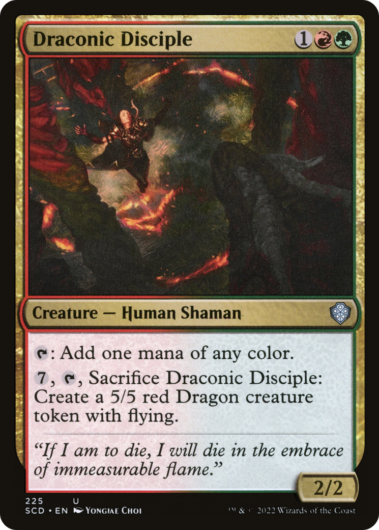 Draconic Disciple (SCD-225) - Starter Commander Decks