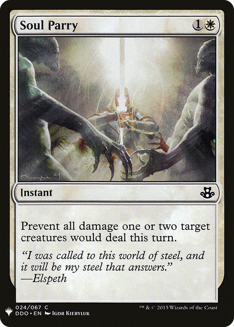 Soul Parry (LIST-DDO-24) - The List