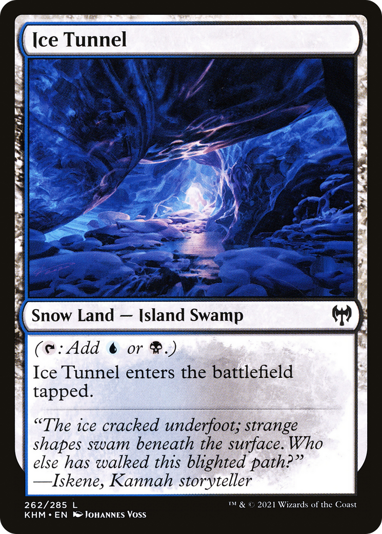 Tunnel de glace (KHM-262) - Kaldheim : (neige) Foil 