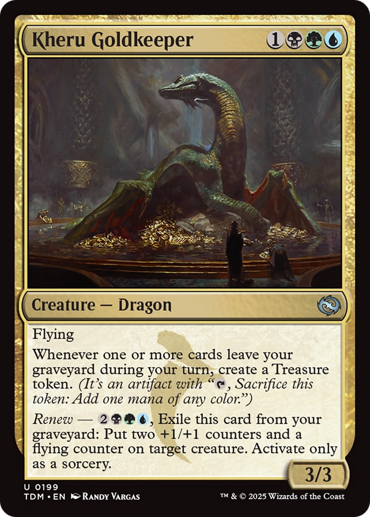 Kheru Goldkeeper (TDM-199) - Tarkir : Dragonstorm Foil 
