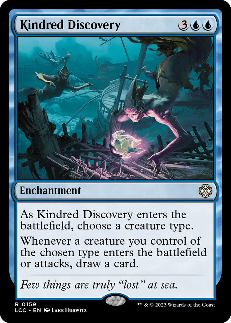 Kindred Discovery (LCC-159) - Les Cavernes Perdues d'Ixalan, Commandant 