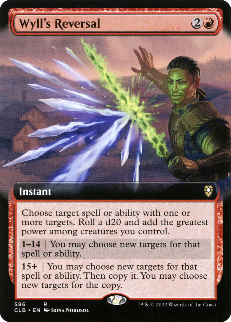 Wyll's Reversal (Extended Art) (CLB-586) - Commander Legends: Battle for Baldur's Gate: (Extended Art) Foil