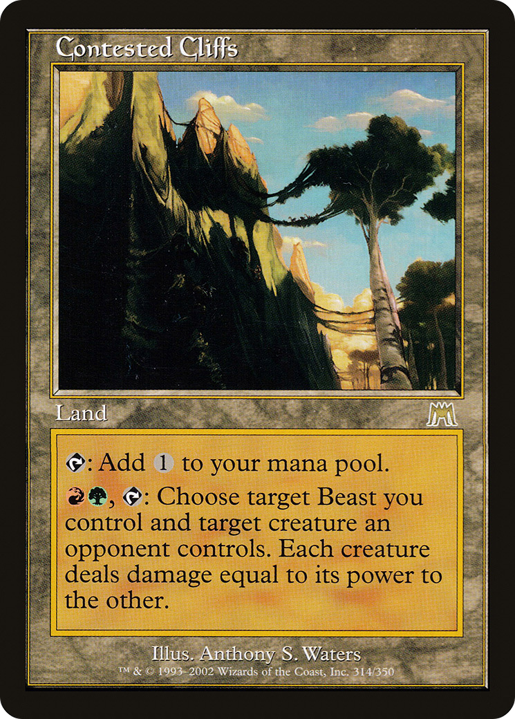 Falaises contestées (ONS-314) - Onslaught Foil