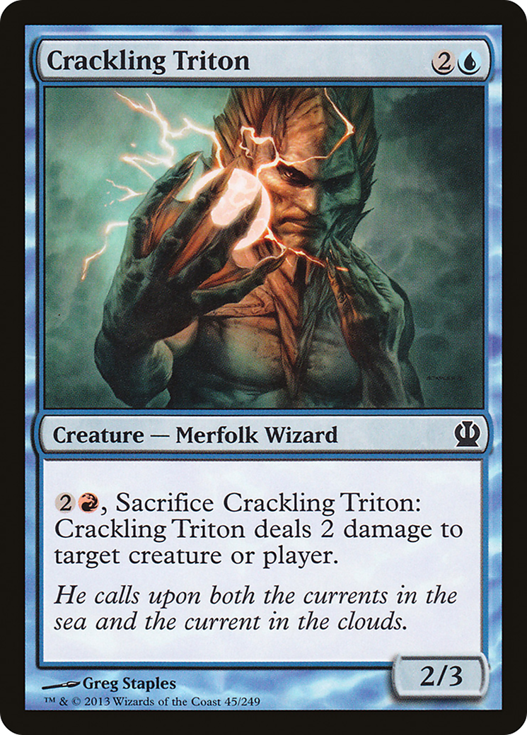 Triton crépitant (THS-045) - Theros Foil 