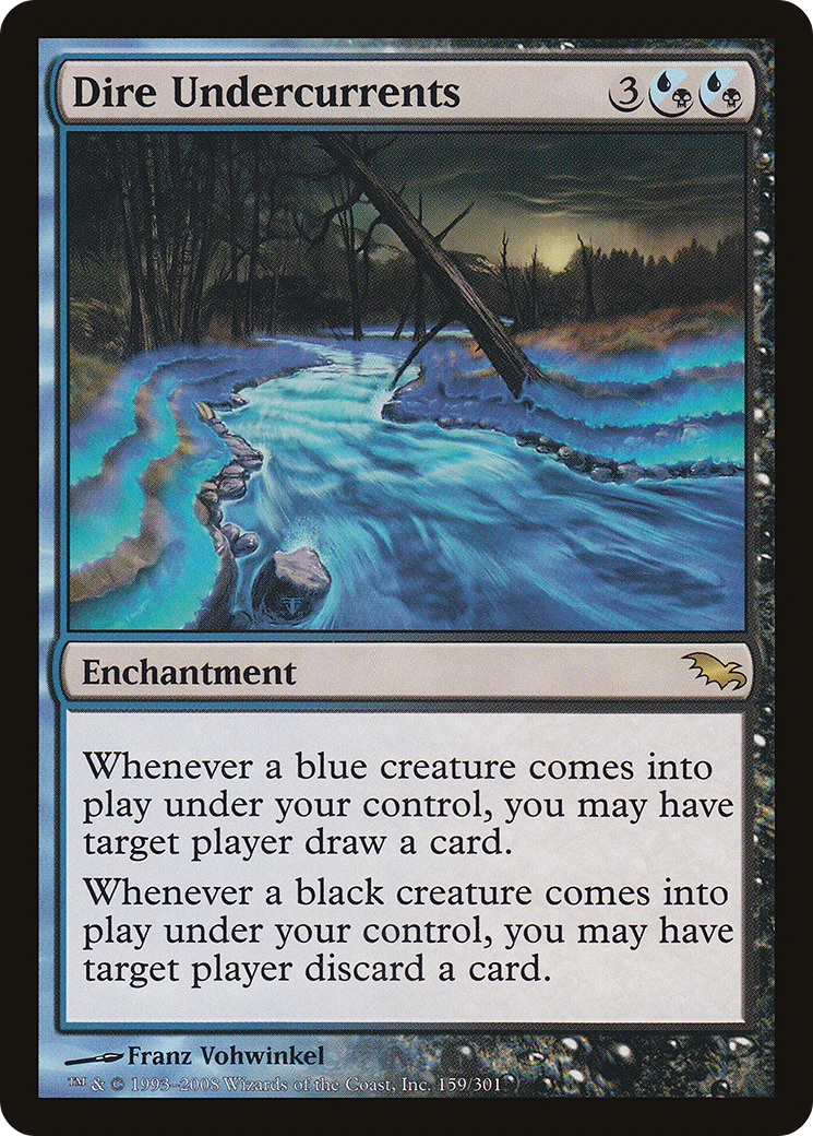 Courants sous-jacents terribles (SHM-159) - Feuille de Shadowmoor 