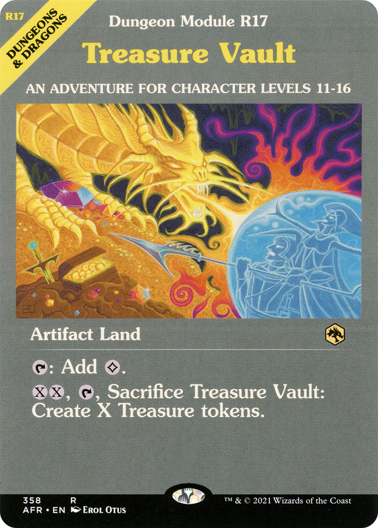 Treasure Vault (Dungeon Module) (AFR-358) - Adventures in the Forgotten Realms: (Showcase) Foil
