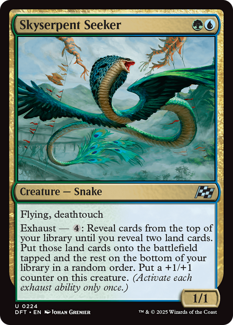 Chercheur du Serpent du Ciel (-224) - Feuille d'Aetherdrift 