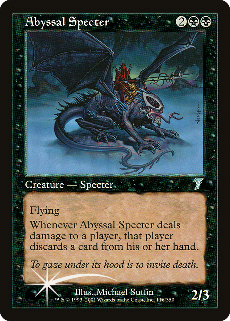Spectre abyssal (7ED-116★) - Septième édition
