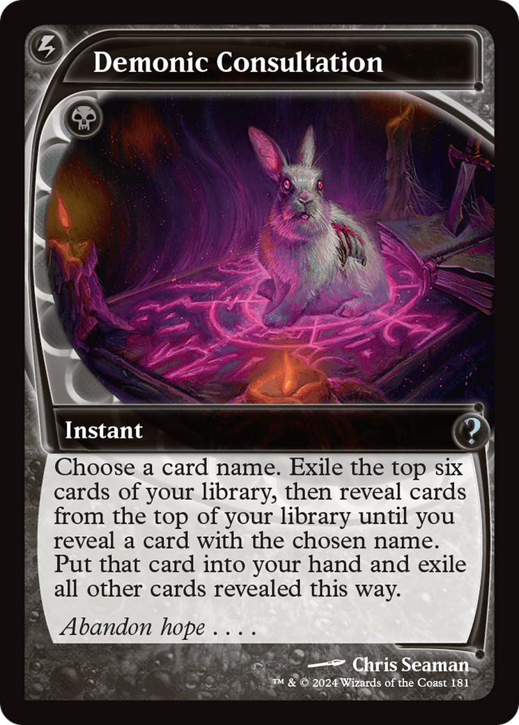 Demonic Consultation (MB2-181) - Mystery Booster 2