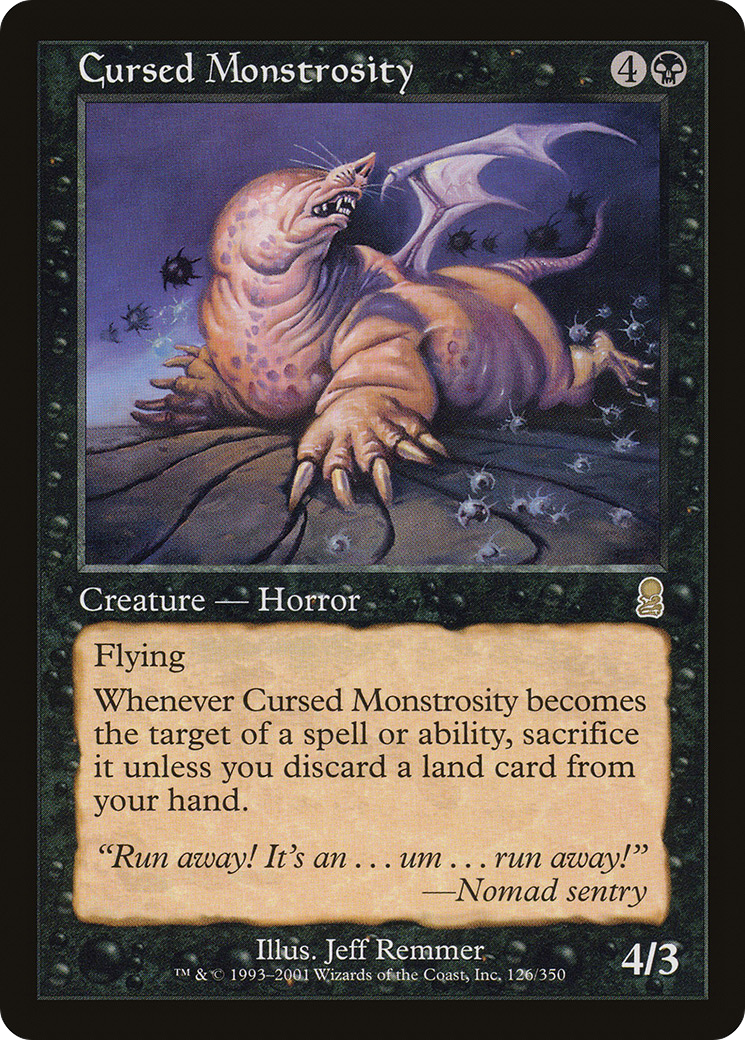 Monstruosité maudite (ODY-126) - Odyssey Foil 