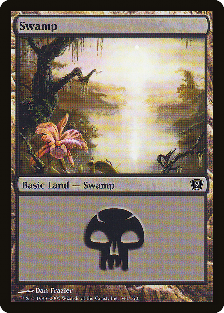 Swamp (341) (9ED-341★) - Ninth Edition Foil