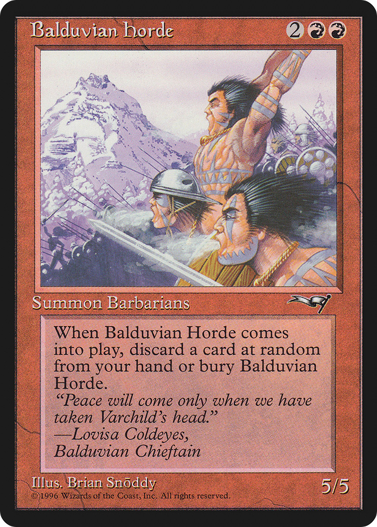 Horde Balduvienne (ALL-065) - Alliances
