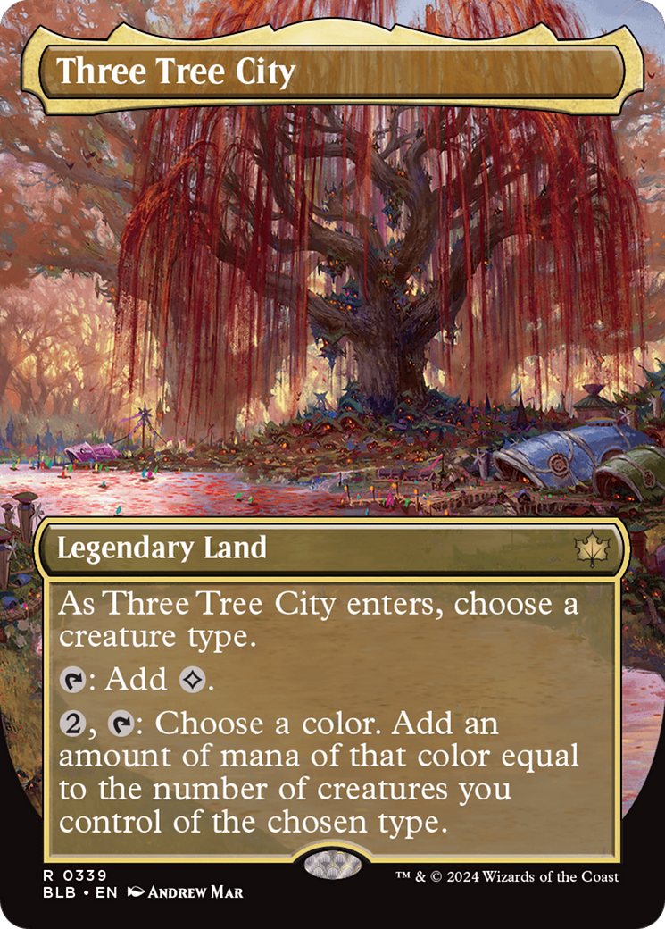 La Cité des Trois Arbres (BLB-339) - Bloomburrow (sans bordure) 