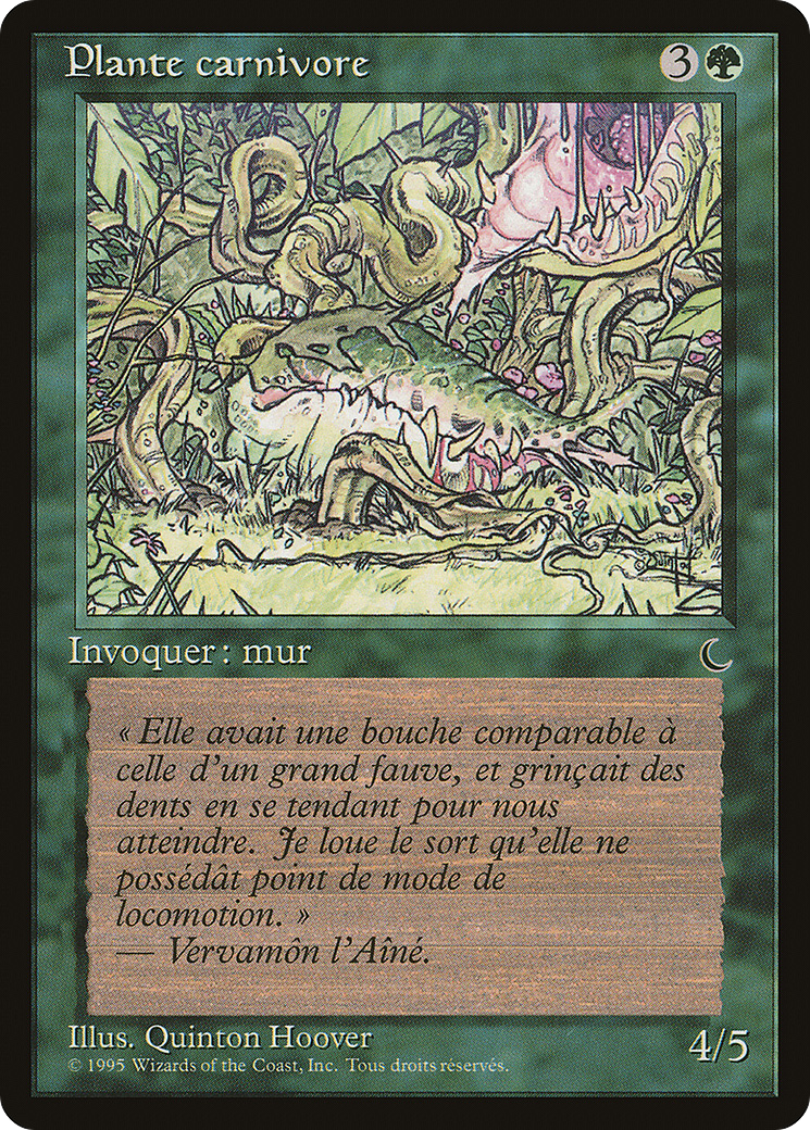 Plante carnivore (REN-117) - Renaissance