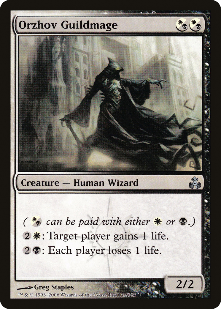 Guildmage d'Orzhov (GPT-147) - Feuille du Pacte des Guildes
