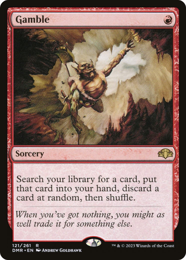 Gamble (DMR-121) - Dominaria Remastered Foil 