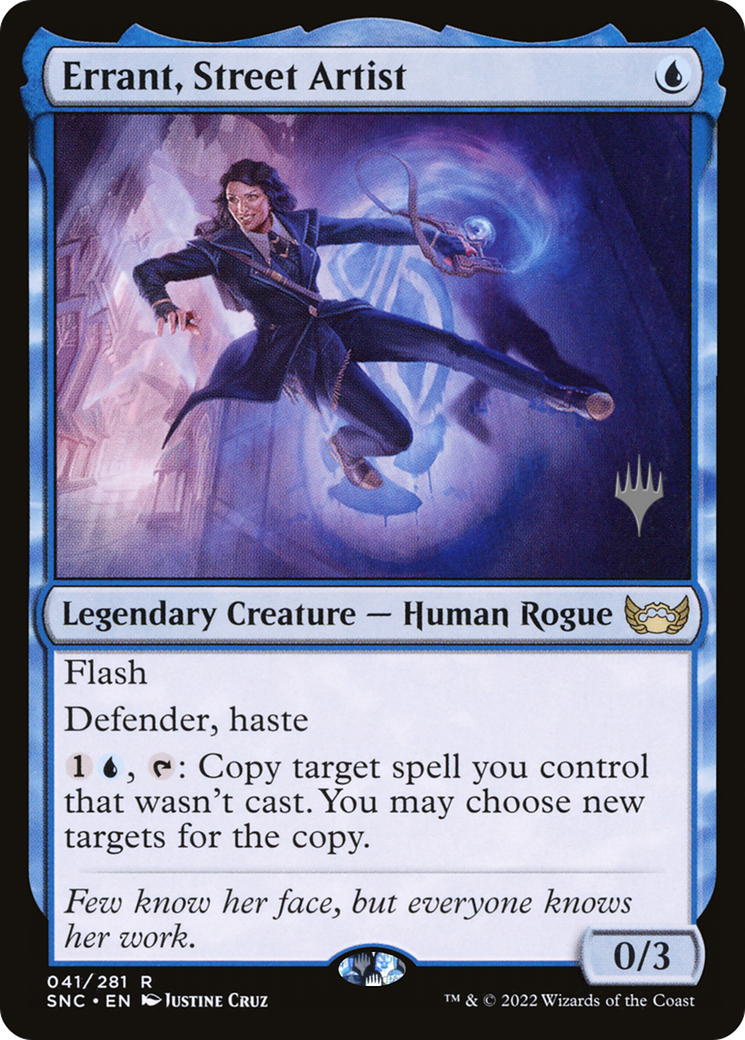 Errant, Street Artist (PPSNC-41P) - Streets of New Capenna Promos Foil