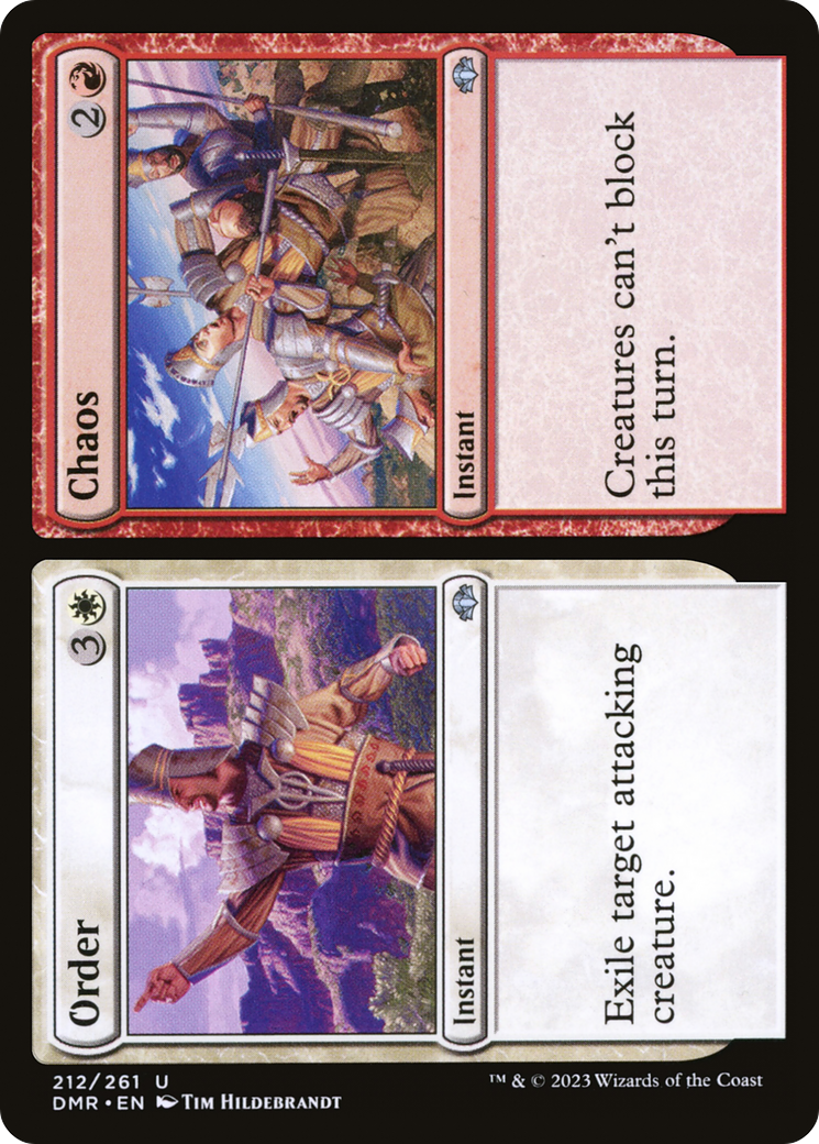 Order // Chaos (DMR-212) - Dominaria Remastered Foil