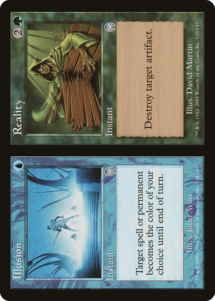 Illusion // Réalité (APC-129) - Apocalypse Foil 