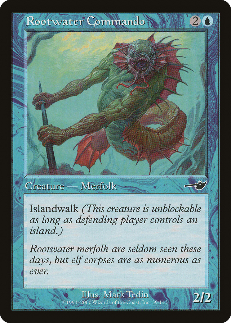 Commando Rootwater (NEM-039) - Feuille Nemesis 