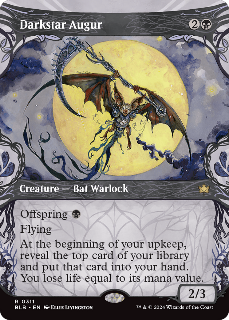 Darkstar Augur (BLB-311) - Bloomburrow : (Vitrine) Feuille 