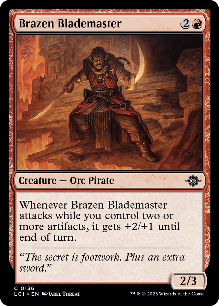 Brazen Blademaster (LCI-136) - The Lost Caverns of Ixalan