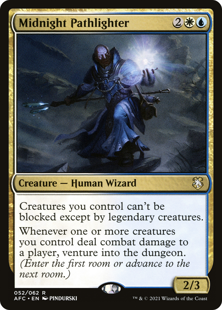 Midnight Pathlighter (AFC-052) - Forgotten Realms Commander