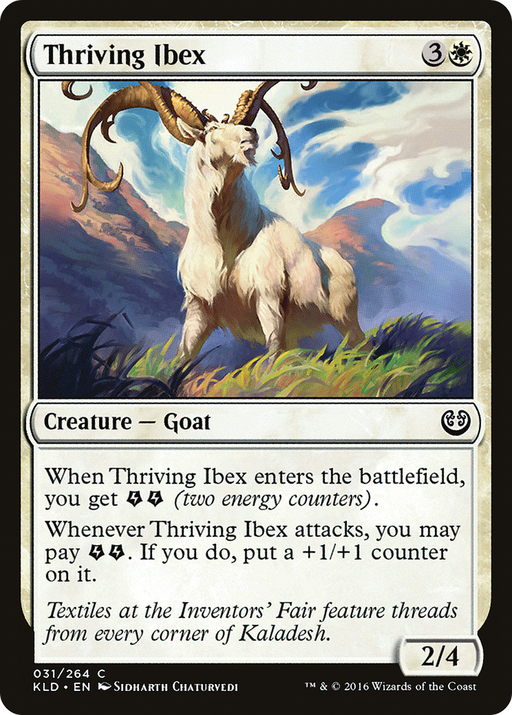 Bouquetin prospère (KLD-031) - Feuille de Kaladesh 