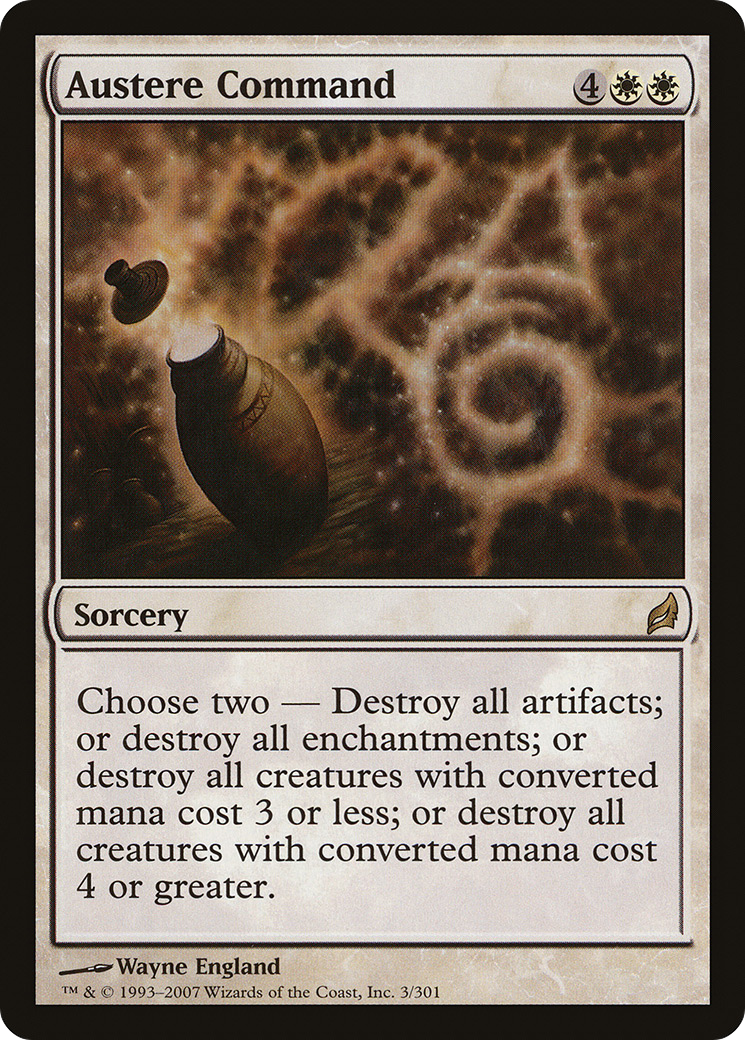 Commandement austère (LRW-003) - Lorwyn Foil
