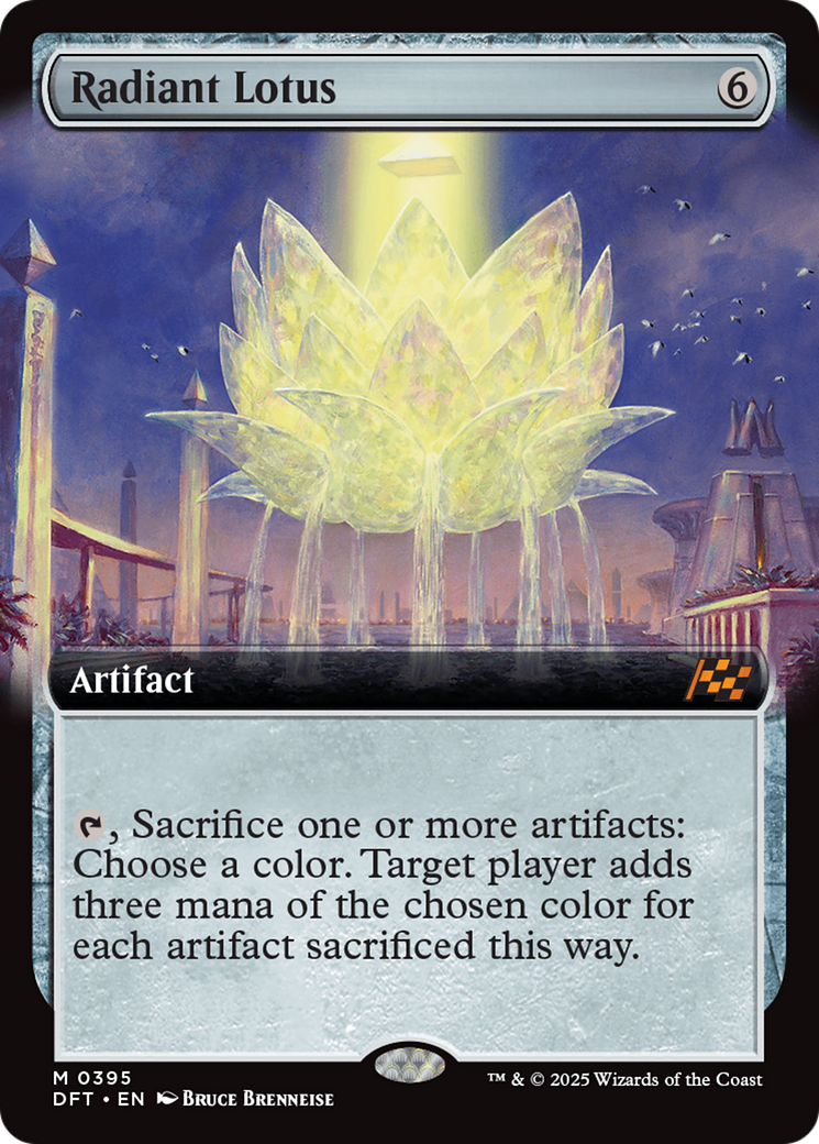 Lotus Radieux (Extended Art) (-395) - Feuille d'Aetherdrift