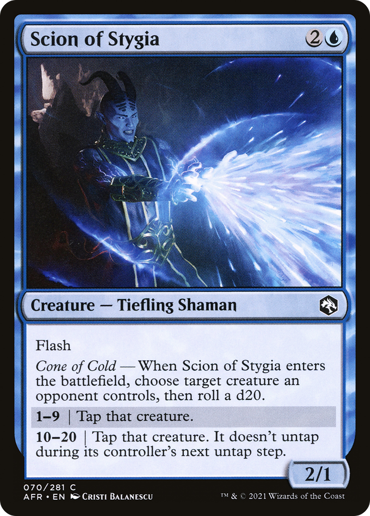 Scion of Stygia (AFR-070) - Adventures in the Forgotten Realms Foil