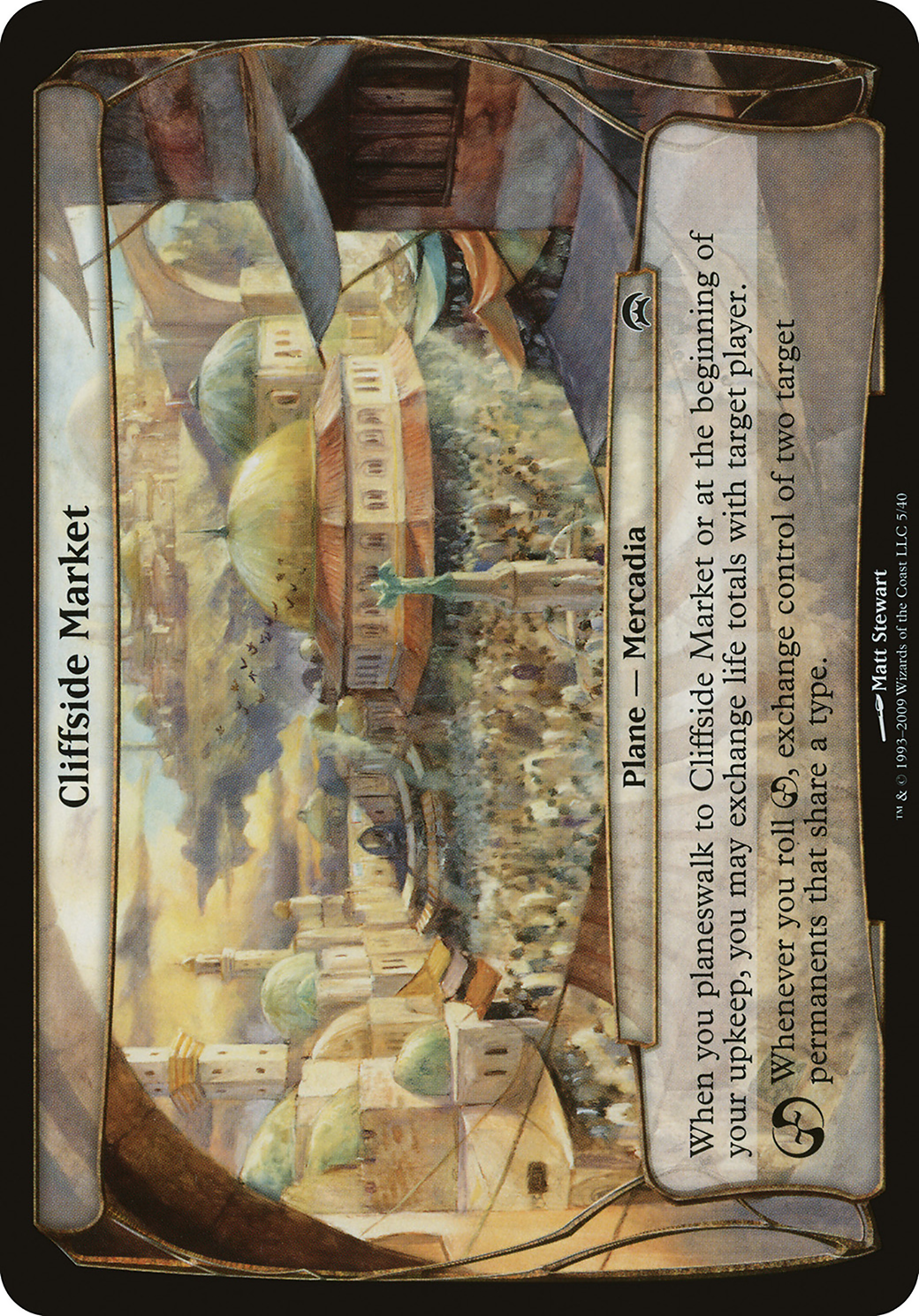 Marché de Cliffside (OHOP-005) - Planechase Planes 
