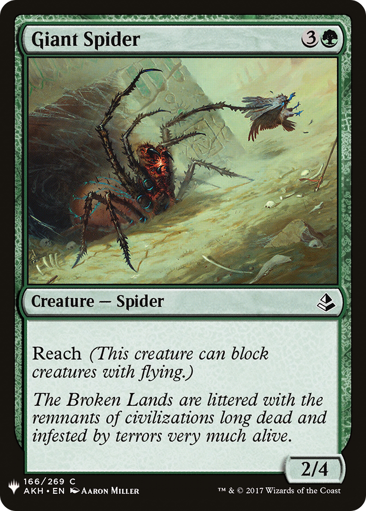 Giant Spider (LIST-166) - The List