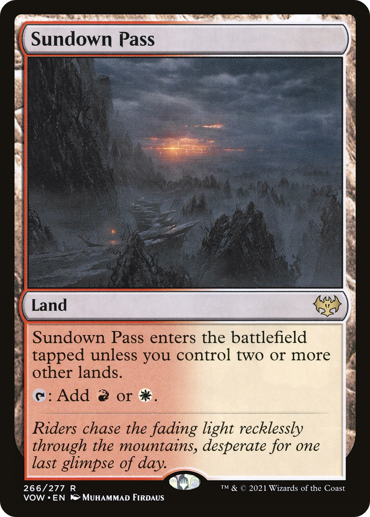 Col du Coucher du Soleil (VOW-266) - Innistrad : Le Vœu Écarlate