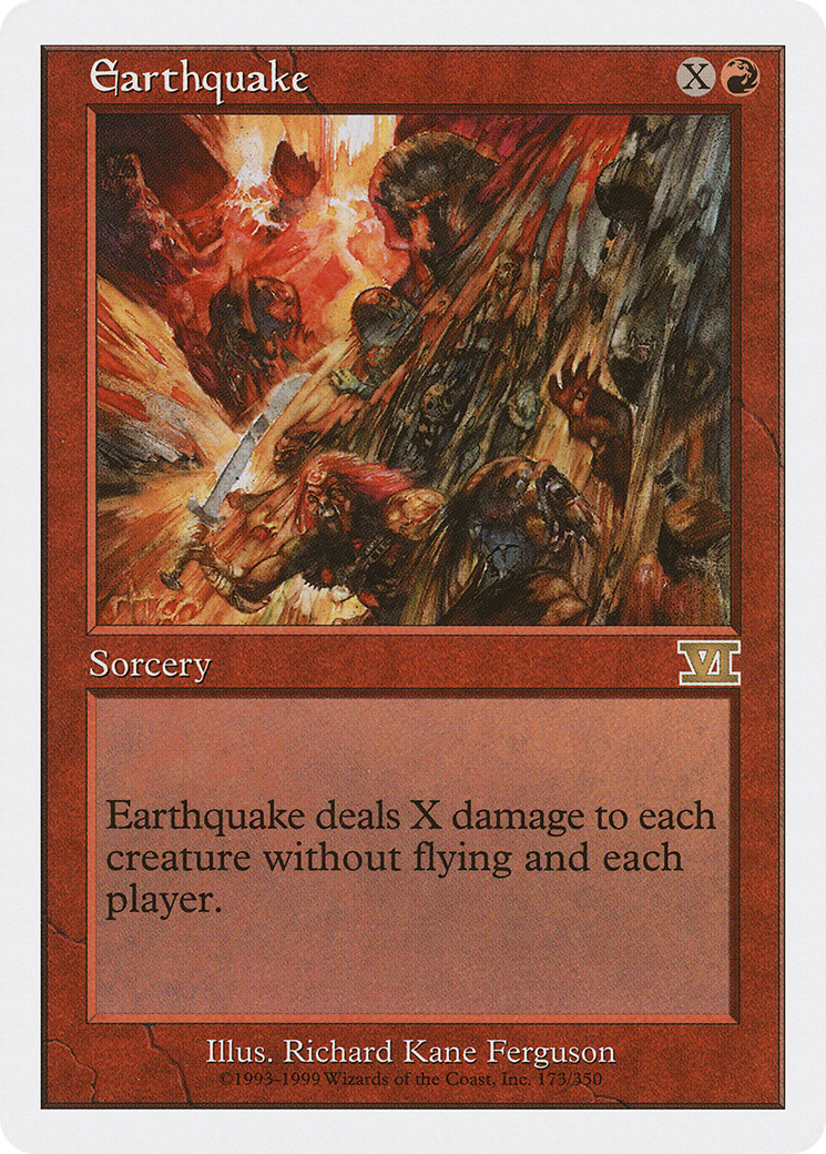 Earthquake (6ED-173) - Classic Sixth Edition