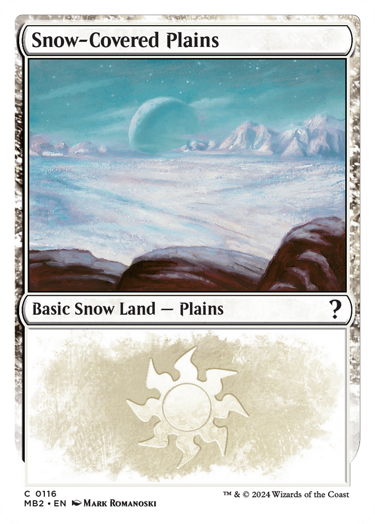 Plaines enneigées (MB2-116) - Mystery Booster 2 : (neige) 