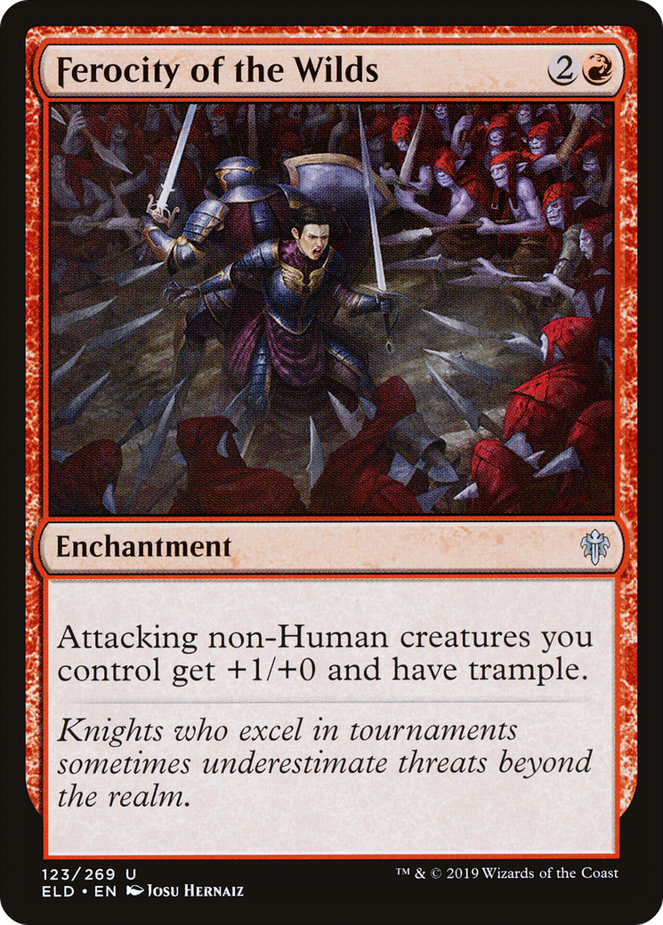 Ferocity of the Wilds (ELD-123) - Throne of Eldraine