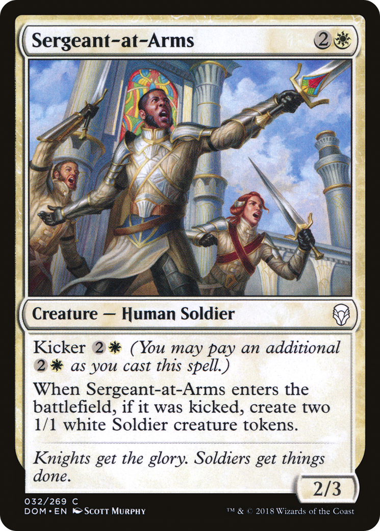 Sergent d'armes (DOM-032) - Dominaria Foil 