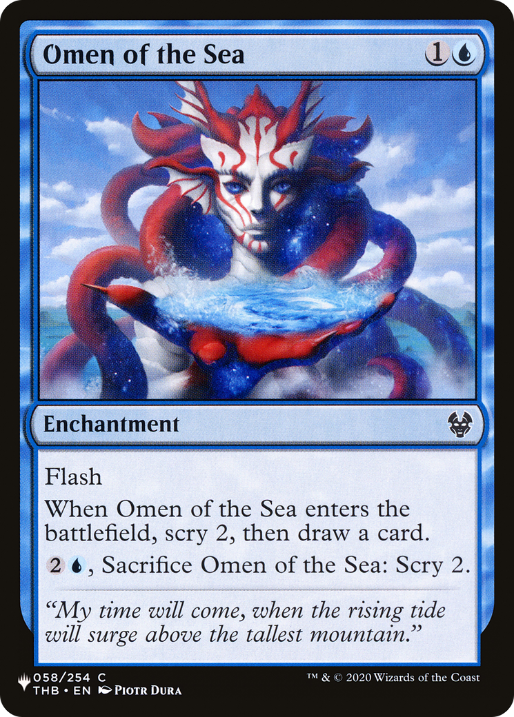Omen of the Sea (LIST-THB-58) - The List