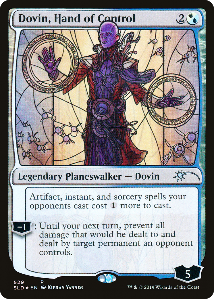 Dovin, Hand of Control (Stained Glass) (SLD-529) - Secret Lair Drop Foil