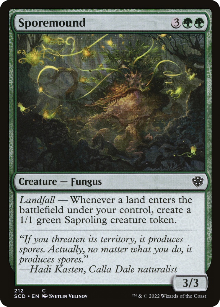 Sporemound (SCD-212) - Decks de commandant de départ 