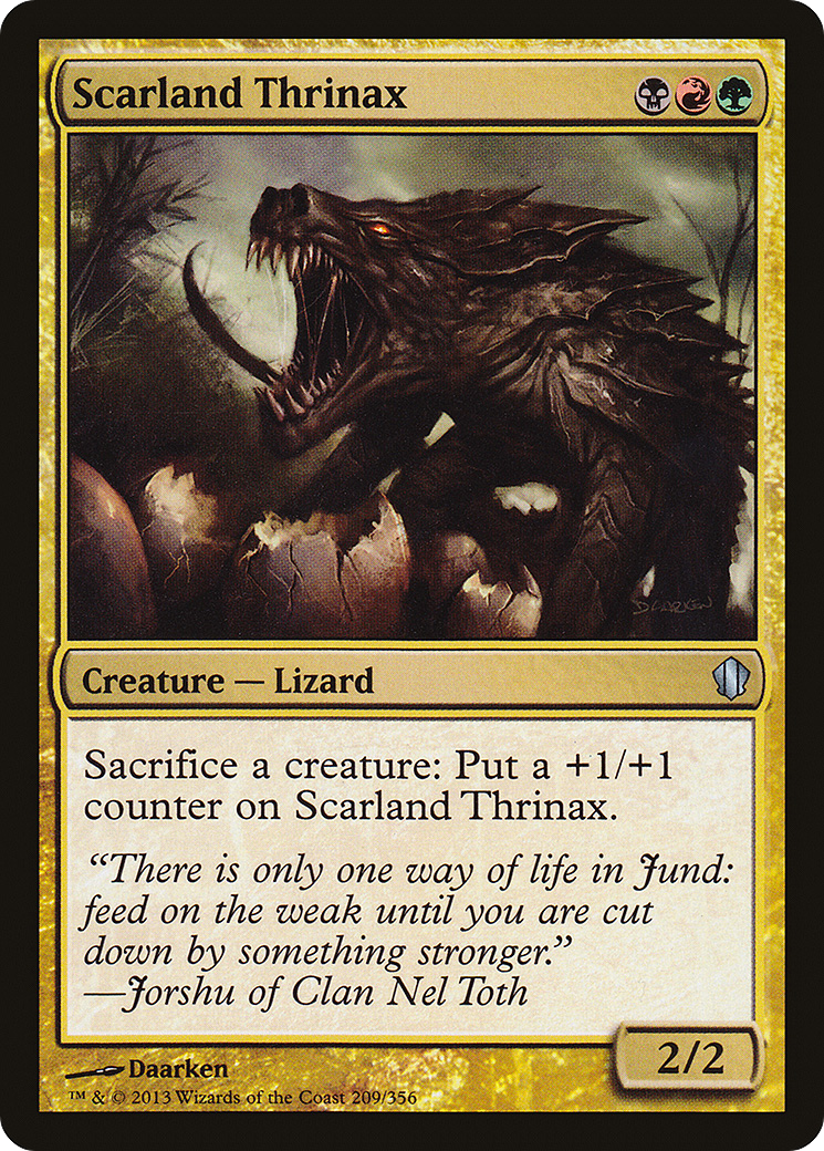 Scarland Thrinax (C13-209) - Commandant 2013 